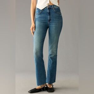 Mother NWT The Hustler High Rise Ankle Fray